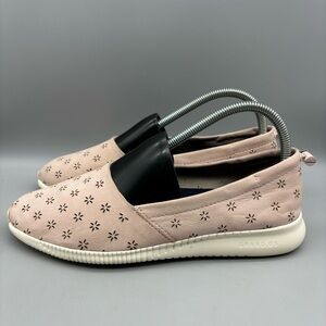 Cole‎ Haan Studiogrand Sneakers Women’s Size 8 B Pink Slip-On Perforated W10395